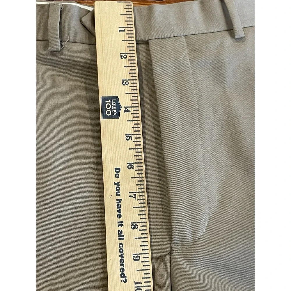 Brooks Brothers‎ Madison Fit Wool Blend Men's Khaki Pants 36x32